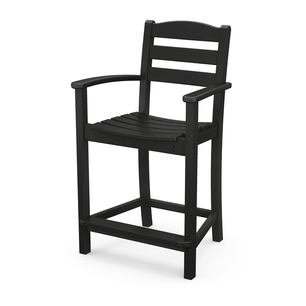 La Casa Cafe Counter Arm Chair Black