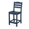 La Casa Cafe Counter Side Chair Navy