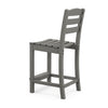 La Casa Cafe Counter Side Chair Slate Gray Back