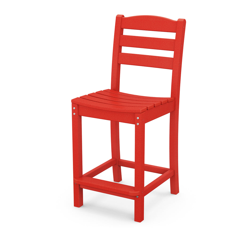 La Casa Cafe Counter Side Chair Sunset Red