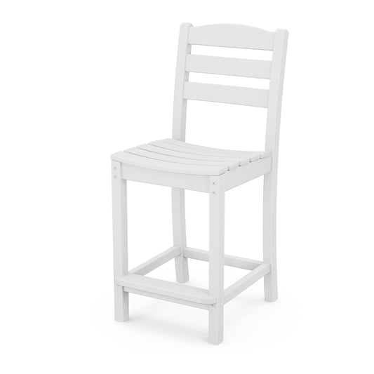 La Casa Cafe Counter Side Chair White
