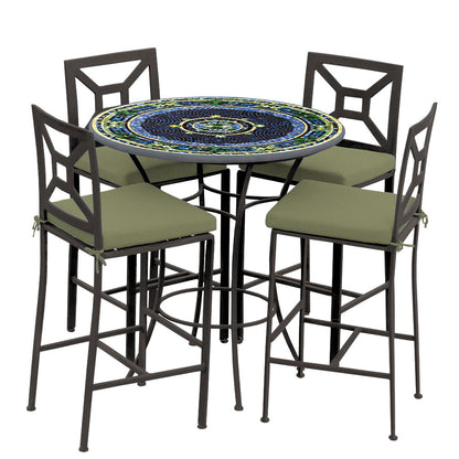 
                  Lake Como 42d Hight Dining w Milano Bar Chairs ESP CIL - Image 17
                