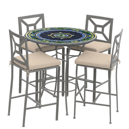 
                  Lake Como 42d Hight Dining w Milano Bar Chairs PEW HB - Image 11
                