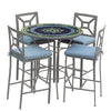 Lake Como 42d Hight Dining w Milano Bar Chairs PEW SPA