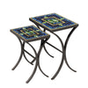 Lake Como Nesting Table Set Espresso Frame