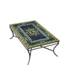 Lake Como Rec Coffee Table Pewter Frame