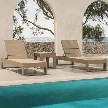 
                  Latitude 3 Piece Chaise Lounge Set Vintage Sahara Frame Lifestyle - Image 3
                