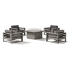 Latitude 5-Piece Lounge Fire Table Set