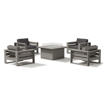 
                  Latitude 5-Piece Lounge Fire Table Set - Image 4
                