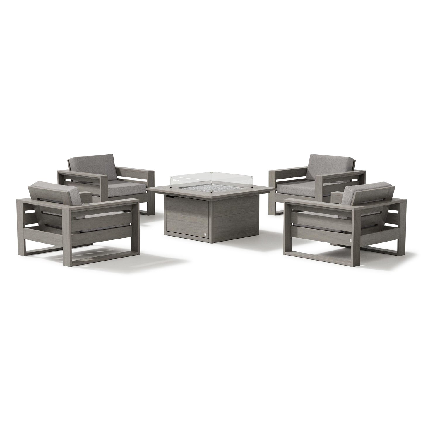 Latitude 5-Piece Lounge Fire Table Set, image 4