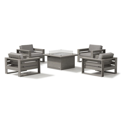 
                  Latitude 5-Piece Lounge Fire Table Set - Image 5
                