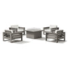 Latitude 5-Piece Lounge Fire Table Set