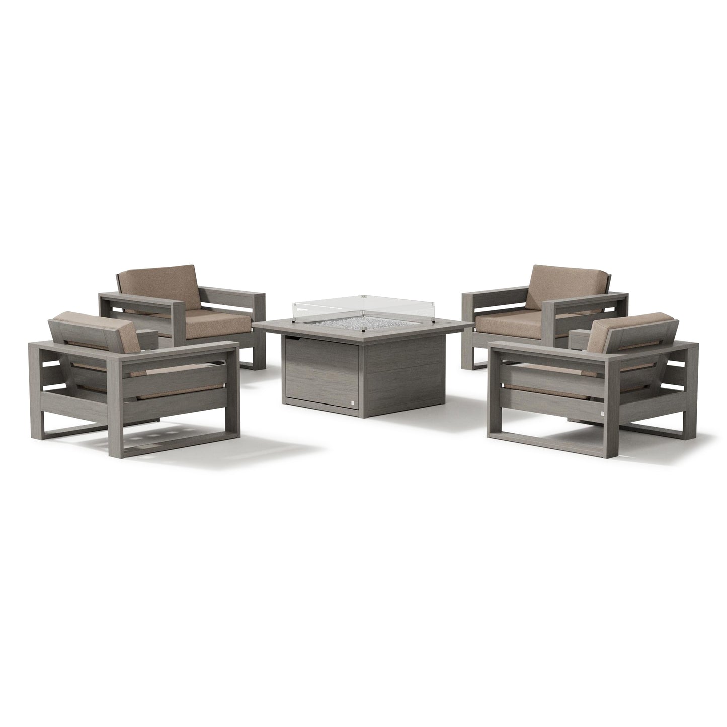 Latitude 5-Piece Lounge Fire Table Set, image 7