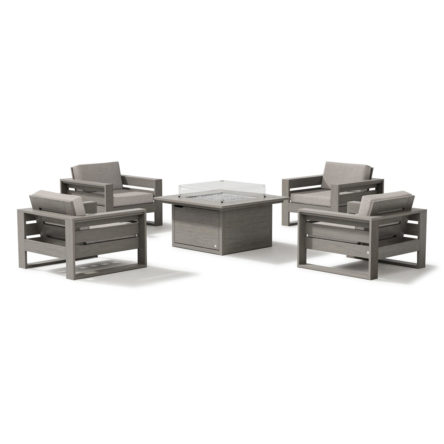 Latitude 5-Piece Lounge Fire Table Set, image 8