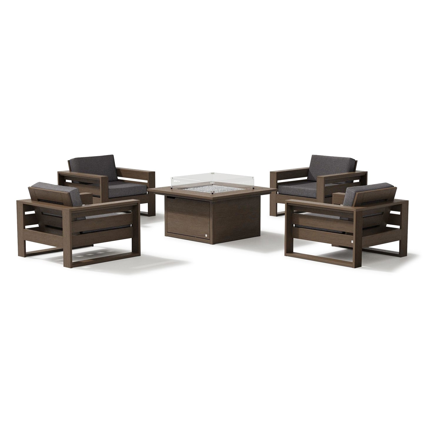 Latitude 5-Piece Lounge Fire Table Set, image 9