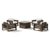 Latitude 5-Piece Lounge Fire Table Set