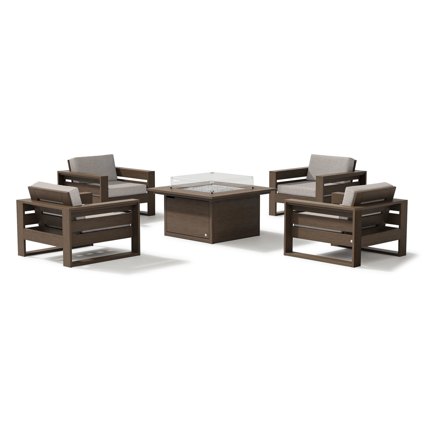 Latitude 5-Piece Lounge Fire Table Set, image 14