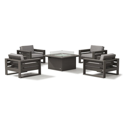 
                  Latitude 5-Piece Lounge Fire Table Set - Image 17
                