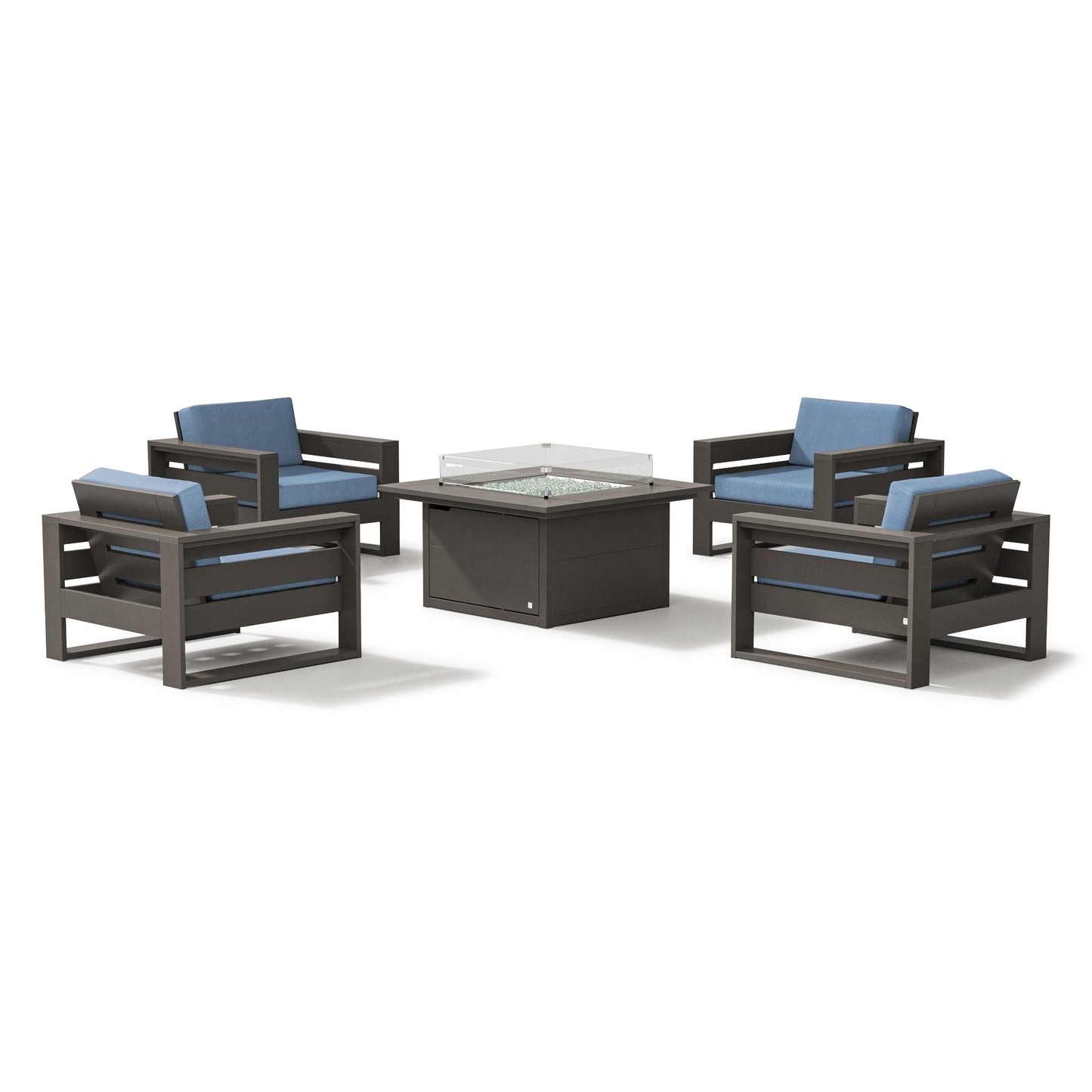 Latitude 5-Piece Lounge Fire Table Set, image 2