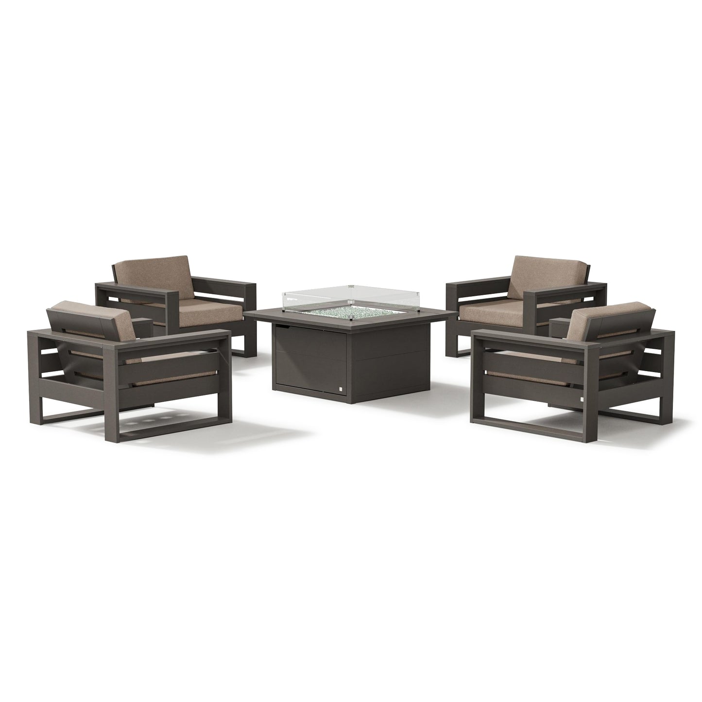 Latitude 5-Piece Lounge Fire Table Set, image 19