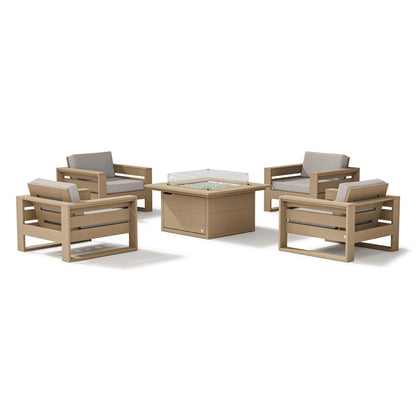 
                  Latitude 5-Piece Lounge Fire Table Set - Image 25
                