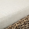 Laurent Chaise Lounge Driftwood Weave Fresco Flax Fabric Details