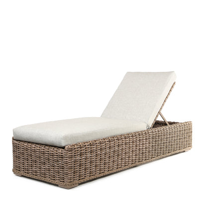 
                  Laurent Chaise Lounge Driftwood Weave Fresco Flax Fabric - Image 2
                