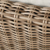 Laurent Club Chair Driftwood Weave Detail Fresco Flax Fabric