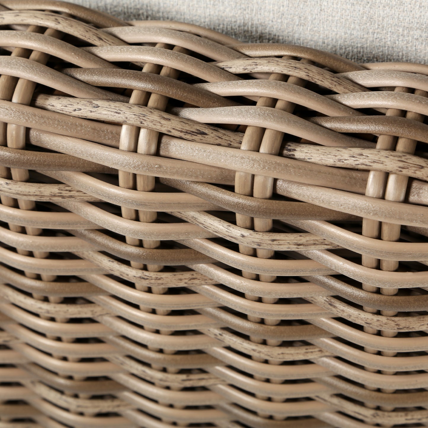 Laurent Club Chair Driftwood Weave Detail Fresco Flax Fabric, image 5