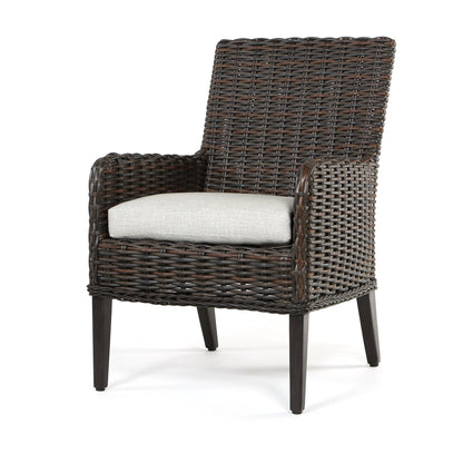 
                  Laurent Dining Arm Chair Chestnut Weave Fresco Flax Fabric - Image 8
                