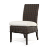 Laurent Dining Side Chair Chestnut Weave Fresco Flax Fabric