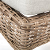 Laurent Dining Side Chair Driftwood Weave Detail Fresco Flax Fabric