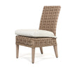 Laurent Dining Side Chair Driftwood Weave Fresco Flax Fabric