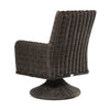 Laurent Dining Swivel Rocker Chestnut Weave Fresco Flax Fabric Back