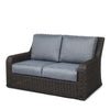 Laurent Loveseat Chestnut Weave Adena Denim Fabric