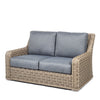 Laurent Loveseat Driftwood Weave Adena Denim Fabric