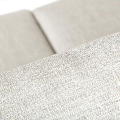 
                  Laurent Loveseat Driftwood Weave Fresco Flax Fabric Detail - Image 5
                