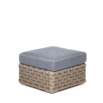 
                  Laurent Ottoman Driftwood Weave Adena Denim Fabric - Image 5
                