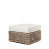 Laurent Ottoman Driftwood Weave Fresco Flax Fabric