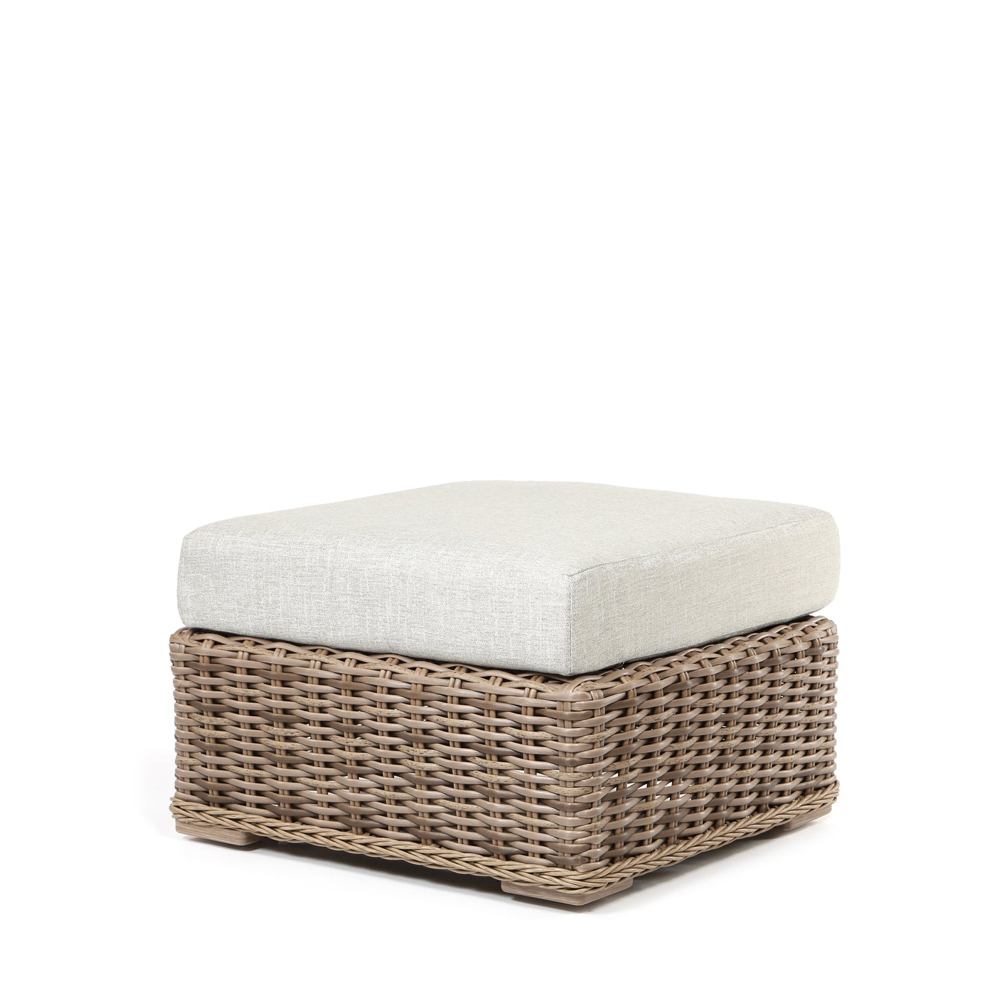 Laurent Ottoman Driftwood Weave Fresco Flax Fabric, image 1