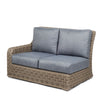 Laurent Right Arm Loveseat Section Driftwood Weave Adena Denim Fabric