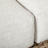 Laurent Right Arm Loveseat Section Driftwood Weave Fresco Flax Fabric Detail