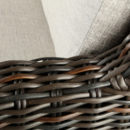 
                  Laurent Sofa Chestnut Weave Detail Fresco Flax Fabric - Image 10
                