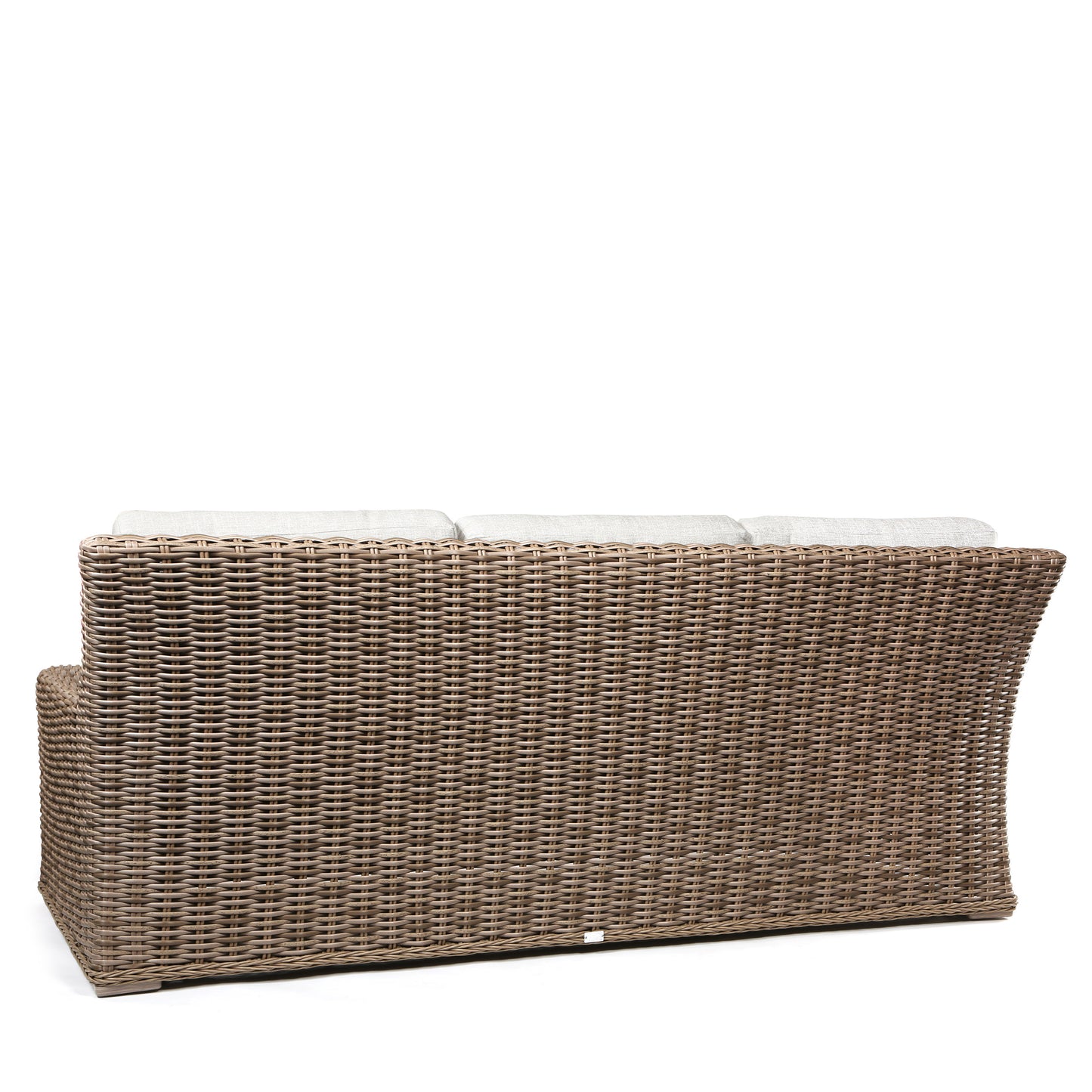 Laurent Sofa Driftwood Weave Fresco Flax Fabric Back, image 2