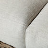 Laurent Sofa Driftwood Weave Fresco Flax Fabric Detail