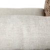 Laurent Swivel Club Chair Driftwood Weave Fresco Flax Fabric Detail