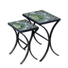 Lovina Nesting Table Set Black Frame