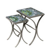Lovina Nesting Table Set Pewter Frame