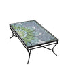 Lovina Rec Coffee Table Black Frame