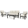 Luca 4 Piece Sofa Set 2 Clubs
